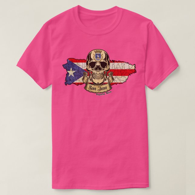 San Juan Isla de Puerto Rico T Shirt (Design framsida)