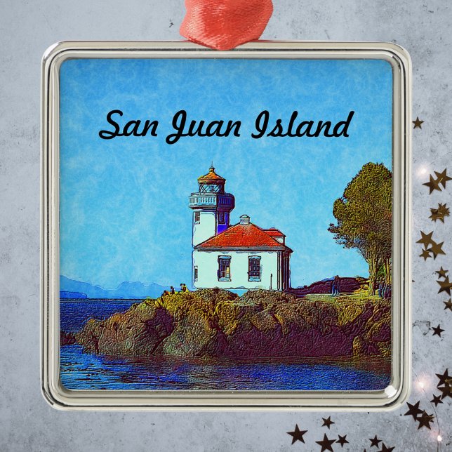 San Juan Island Lime Kiln Lighthouse Ornament (Skapare uppladdad)