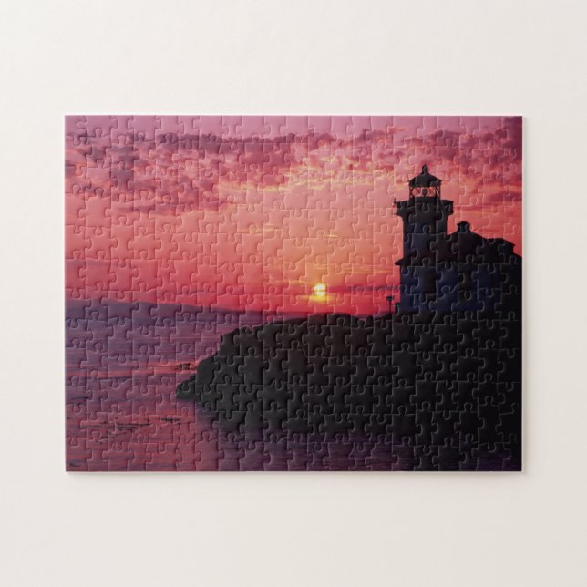 San Juan Island, Lime Kiln Lighthouse Pussel (Horisontell)