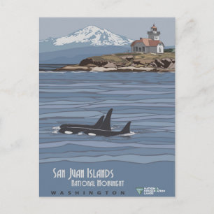 San Juan Islands National Monument, Washington Pos Vykort