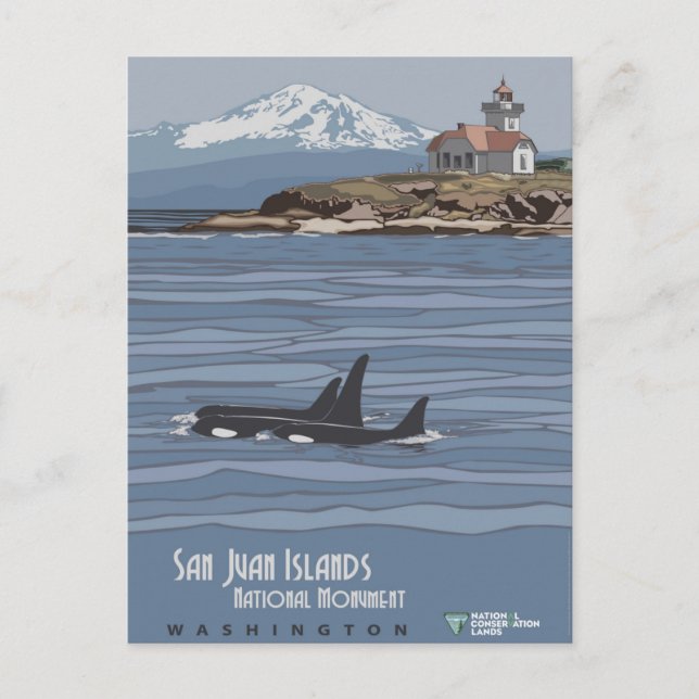 San Juan Islands National Monument, Washington Pos Vykort (Framsida)