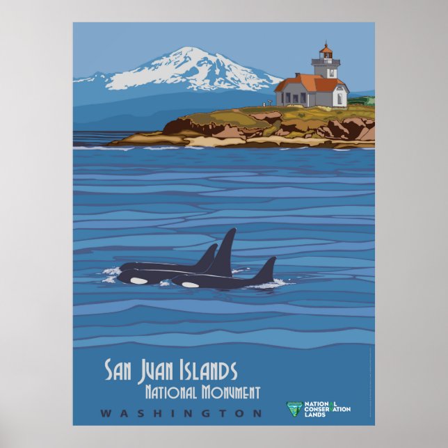 San Juan Islands nationalmonument Poster (Framsidan)