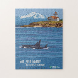 San Juan Islands nationalmonument Poster Pussel