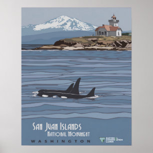 San Juan Islands nationalmonument Travel Poster