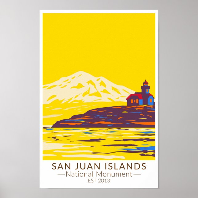 San Juan Islands nationalmonument Washington Poster (Framsidan)