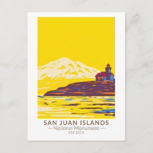 San Juan Islands nationalmonument Washington Vykort