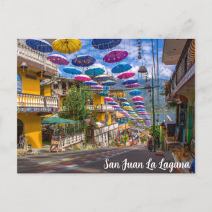 San Juan La Laguna, Guatemala, Art Street Vykort