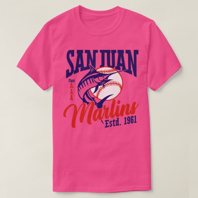 San Juan Marlins T Shirt (Design framsida)