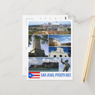 San Juan - Mosaic - Puerto Rico - Vykort