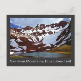 San Juan Mountains, Blue Sjöar Trail Vykort