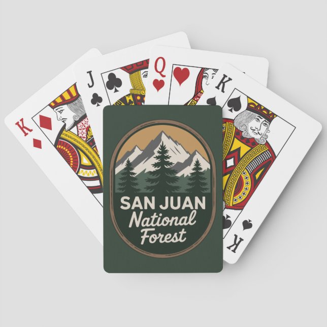 San Juan National Forest Casinokort (Baksidan)