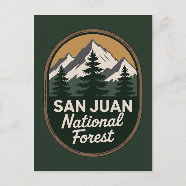 San Juan National Forest Vykort (Framsida)