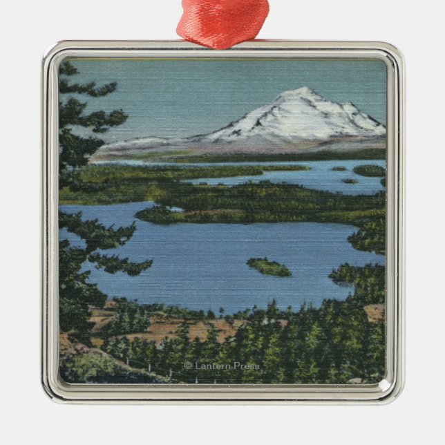 San Juan öar, Washington 2 Julgransprydnad Metall (Framsidan)