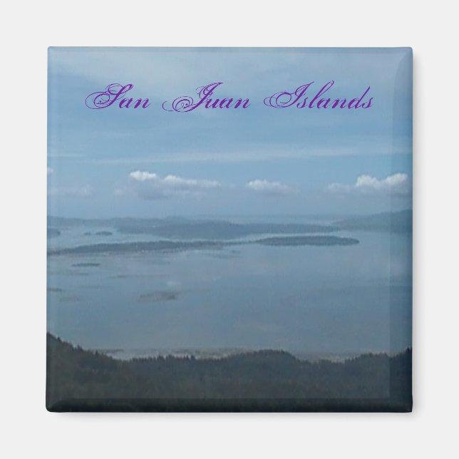 San Juan-öarna Magnet (Framsidan)