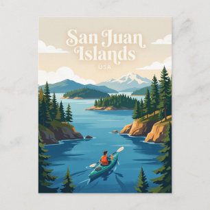 San Juan-öarna USA Vykort