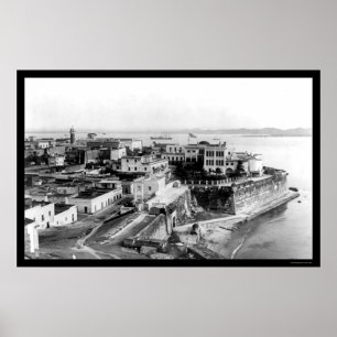San Juan Puerto Rico 1905 Poster