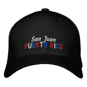 San Juan Puerto Rico Broderad Keps