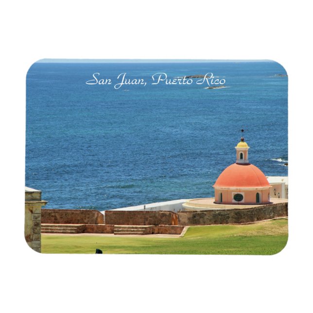 San Juan, Puerto Rico, fotografi, Västindien Magnet (Horisontell)