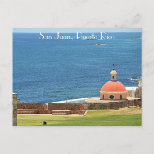 San Juan, Puerto Rico, fotografi, Västindien Vykort