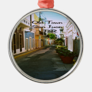 San Juan Puerto Rico Julgransprydnad Metall