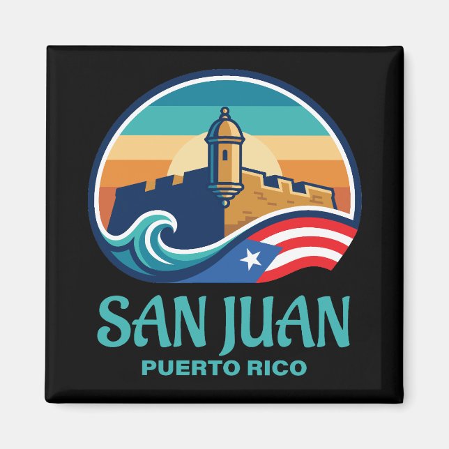 San Juan Puerto Rico Magnet (Framsidan)