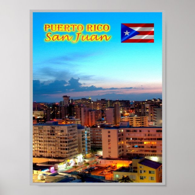 San Juan - Puerto Rico - Poster (Framsidan)