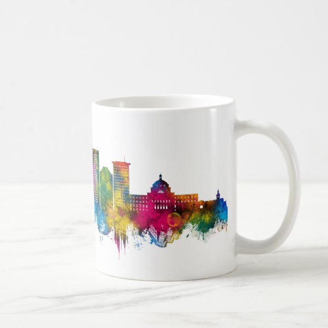 San Juan Puerto Rico Siluett Kaffemugg (Höger)