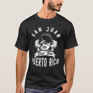 San Juan, Puerto Rico Souvenir Vacation Pride Bori T Shirt