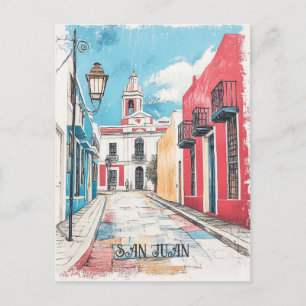 San Juan Puerto Rico Travel Vykort