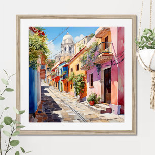 San Juan Puerto Rico Travel Wall Art Poster
