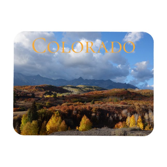 San Juan Range om Dallas Divide Telluride CO Magnet (Horisontell)