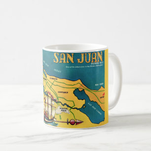 San Juan Retro Kartkopp Kaffemugg