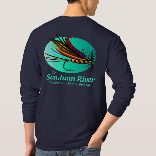 San Juan River (flyg) T Shirt (Baksida)
