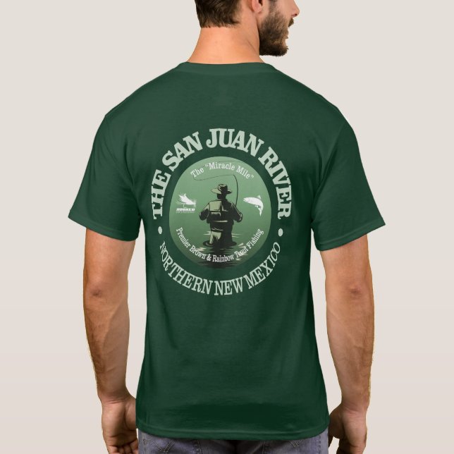 San Juan River (Flygfisket) Tee Shirt (Baksida)