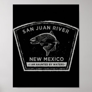 San Juan River New Mexico Flugfiske Tröja Poster