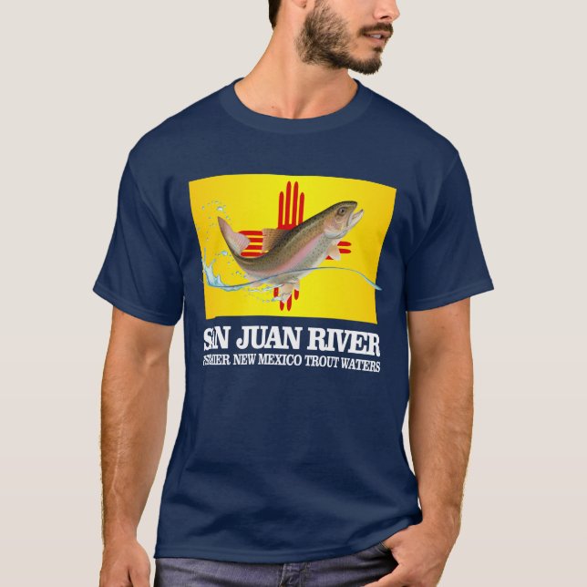 San Juan River (Premier Trout Vatten) T Shirt (Framsida)