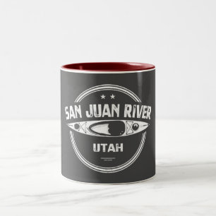 San Juan River, Utah Två-Tonad Mugg