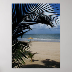 San Juan strand Puerto Rico Poster