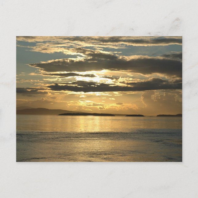 San Juan Sunset 2 Vykort (Framsida)