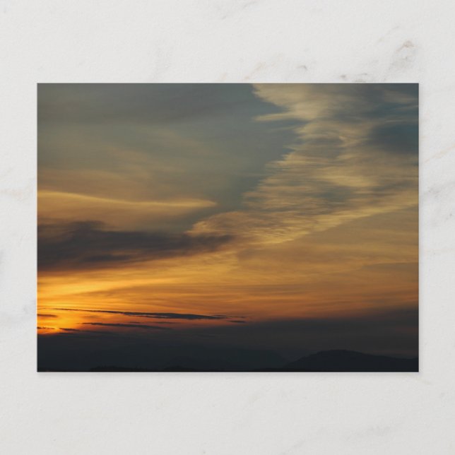 San Juan Sunset 3 Vykort (Framsida)