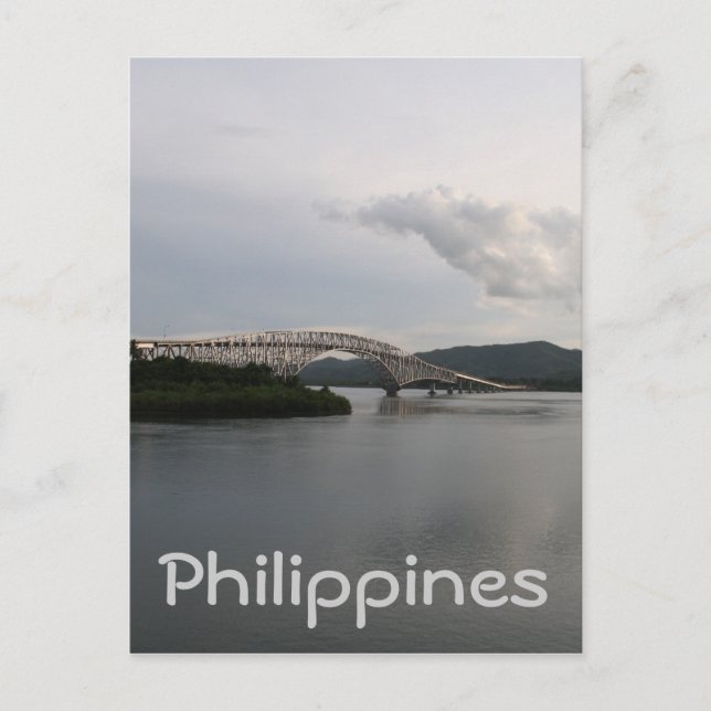 San Juanico Bridge Vykort (Framsida)