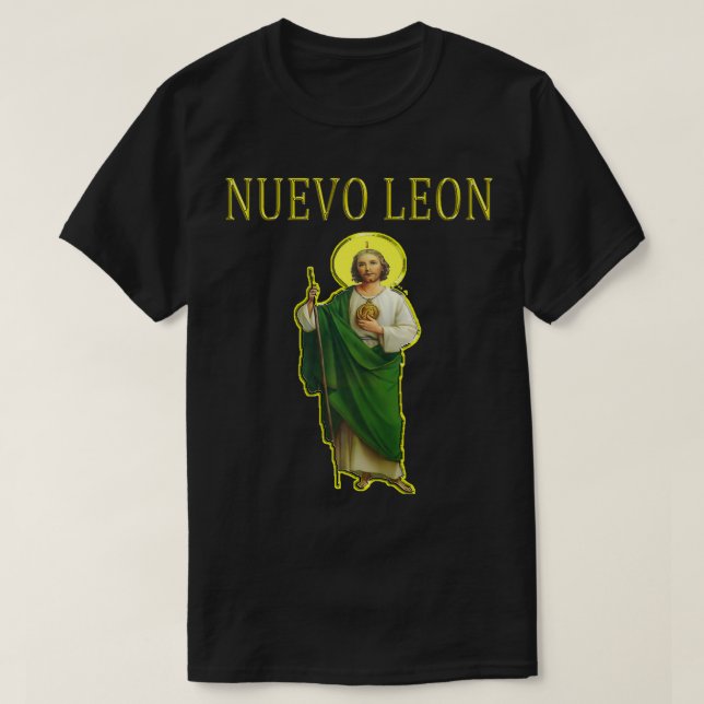 San Judas Tadeo Nuevo Leon s och Zip Premium T Shirt (Design framsida)