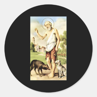 San Lazaro Cuba Babalu Aye Runt Klistermärke