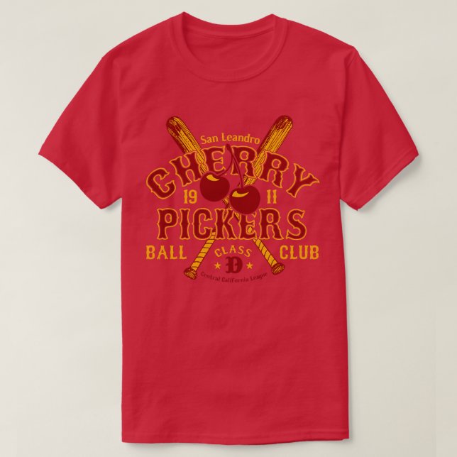 San Leandro Cherry Pickers T Shirt (Design framsida)