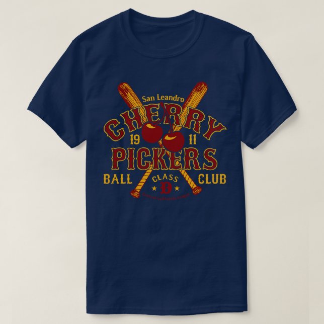 San Leandro Cherry Pickers T Shirt (Design framsida)