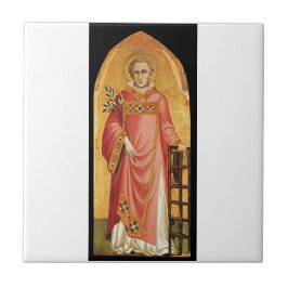 San Lorenzo belägger med tegel (guld) Kakelplatta