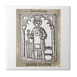 San Lorenzo kök belägger med tegel Kakelplatta