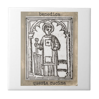 San Lorenzo kök belägger med tegel Kakelplatta