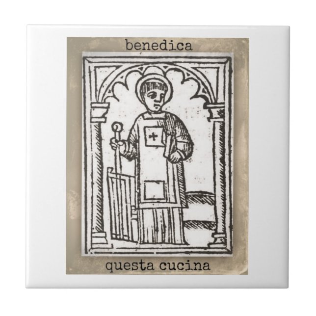 San Lorenzo kök belägger med tegel Kakelplatta (Framsidan)