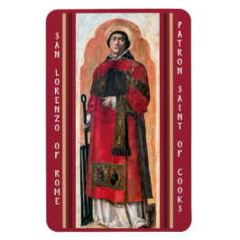 San Lorenzo Lawrence Rom, Patron Saint of Cooks Magnet
